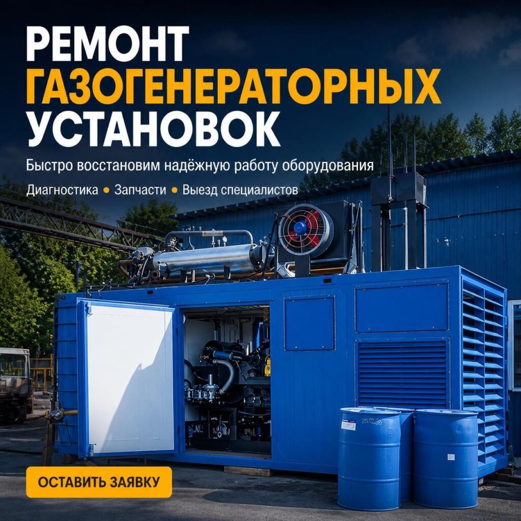 Монтаж и ремонт газогенераторных установок
